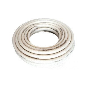 Mangueira Jardim 12.7mm 1/2 Pol. x 2.4mm Trançada - Branca (Vendida por Metro)