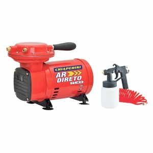 Compressor de Ar Direto Red 2,3 Pés 40PSI Mono Bivolt com Pistola e Mangueira - Chiaperini