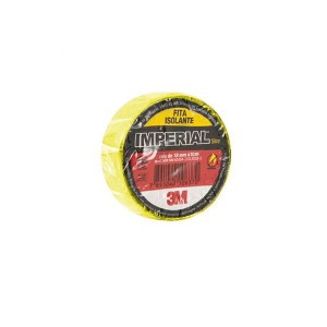 Fita Isolante Imperial 18mm x 10m Amarela - 3M