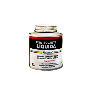 Fita Isolante Líquida 200ml - Preta - Tapmatic