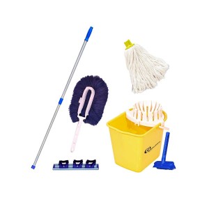 Kit Mopinho para Limpeza Amarelo NY05AM - Bralimpia