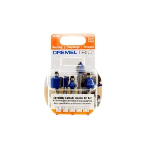 Kit Fresas c/ 5pçs Trio TR780 - Dremel