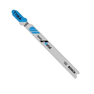 Lâmina de Serra Tico Tico HSS p/ Metal com 5 Peças - T 118 A - Bosch