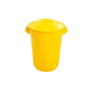 Cesto de Lixo 100 L Red com Tampa Amarelo