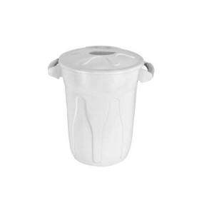 Cesto de Lixo 100 L Red com Tampa Branco