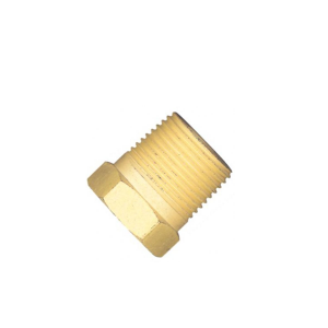 Plug Sextavado Rosca Macho NPT 3/4 Pol em Latão - Lubefer