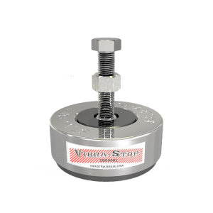 Amortecedor de Aço Tradicional Mac 5/16 Pol. Capacidade 200/800kg - Vibra Stop Cinza