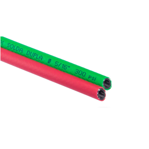 Mangueira de Solda Dupla Oxigênio e Acetileno 97.9mm 5/16 Pol. ( Vendida por Metro)