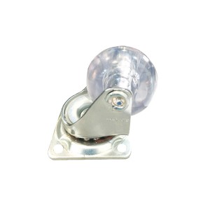 Rodizio 1 Pol. Gel Cristal Placa Giratória - Schioppa     