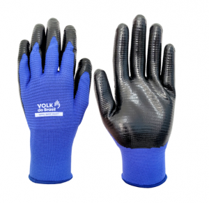 Luva Nitril Wave Smart G Azul/Preta CA 46803 - Volk