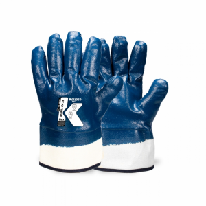 Luva Algodão com Látex Azul Nitrili-Ka 35 CA 48701 - Kalipso