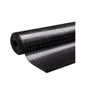 Piso Laminado Moeda 2mm 1.30m Preto (Vendido por Metro)