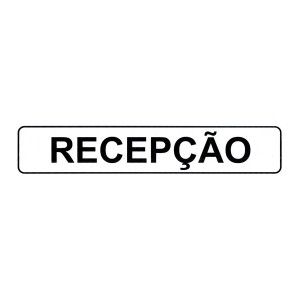 Placa em Poliestireno Recepção PS-52