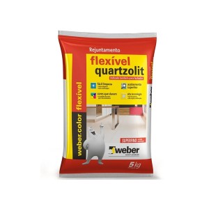 Rejunte Flexível Branco 5kg Quartzolit