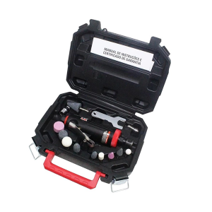 Retificadeira Reta Pneumática 1/4 Pol. com acessórios - SGT-0615K - Sigma Tools