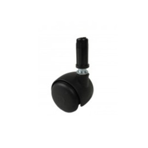 Rodízio 44mm Giratório Espiga Lisa