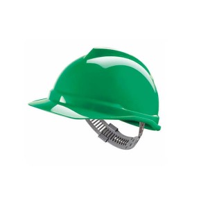 Capacete Aba Frontal com Jugular Verde - msa