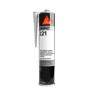 Sikaflex 221 Cinza Adesivo Multifuncional - CT 300ml - Sika