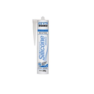 Silicone Neutro Branco 280G - Tekbond