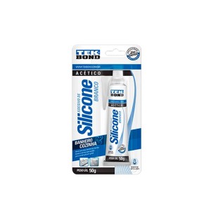Silicone Acético Branco 50 G - Tekbond