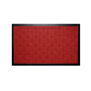 Tapete Capacho Waterkap 40cm X 60cm Vermelho - Kapazi