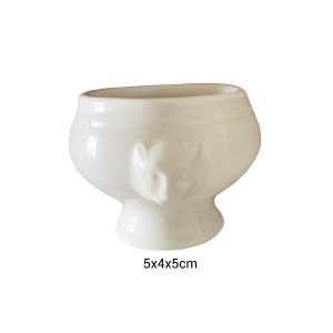 Mini Pote Branco 5x4x5cm
