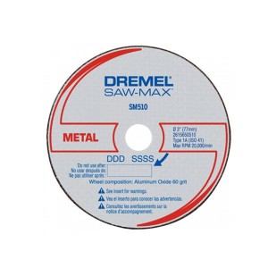 Disco de Corte Metal 3 peças SAW-MAX SM510 - Dremel