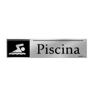 Placa Inox Piscina Pa55 - Encartale