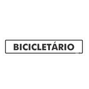 Placa Bicicletário Ps445 - Encartale 