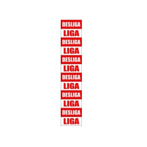 Placa Liga/Desliga (c/12 Un) Ps117- Encartale 