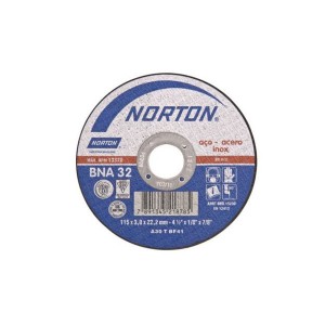 Disco de Corte 4.1/2" x 1/8" x 7/8" BNA32 - Norton