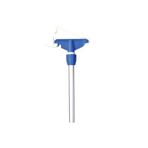 Haste Euro p/ Mop Úmido Garra em Plástico Azul - Bralimpia