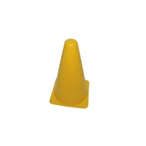 Cone PVC Esportivo 20cm Amarelo - Plastcor