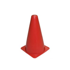 Cone PVC Esportivo 20cm Vermelho - Plastcor