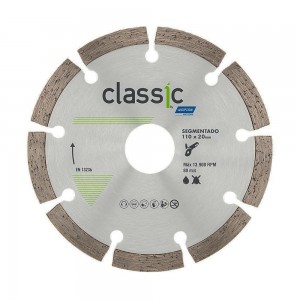 Disco Diamantado Refrigerado Segmentado 110mm CLASSIC - Norton